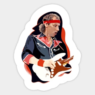 Knopfler with Guitar Sticker